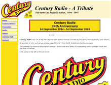 Tablet Screenshot of century-radio.co.uk